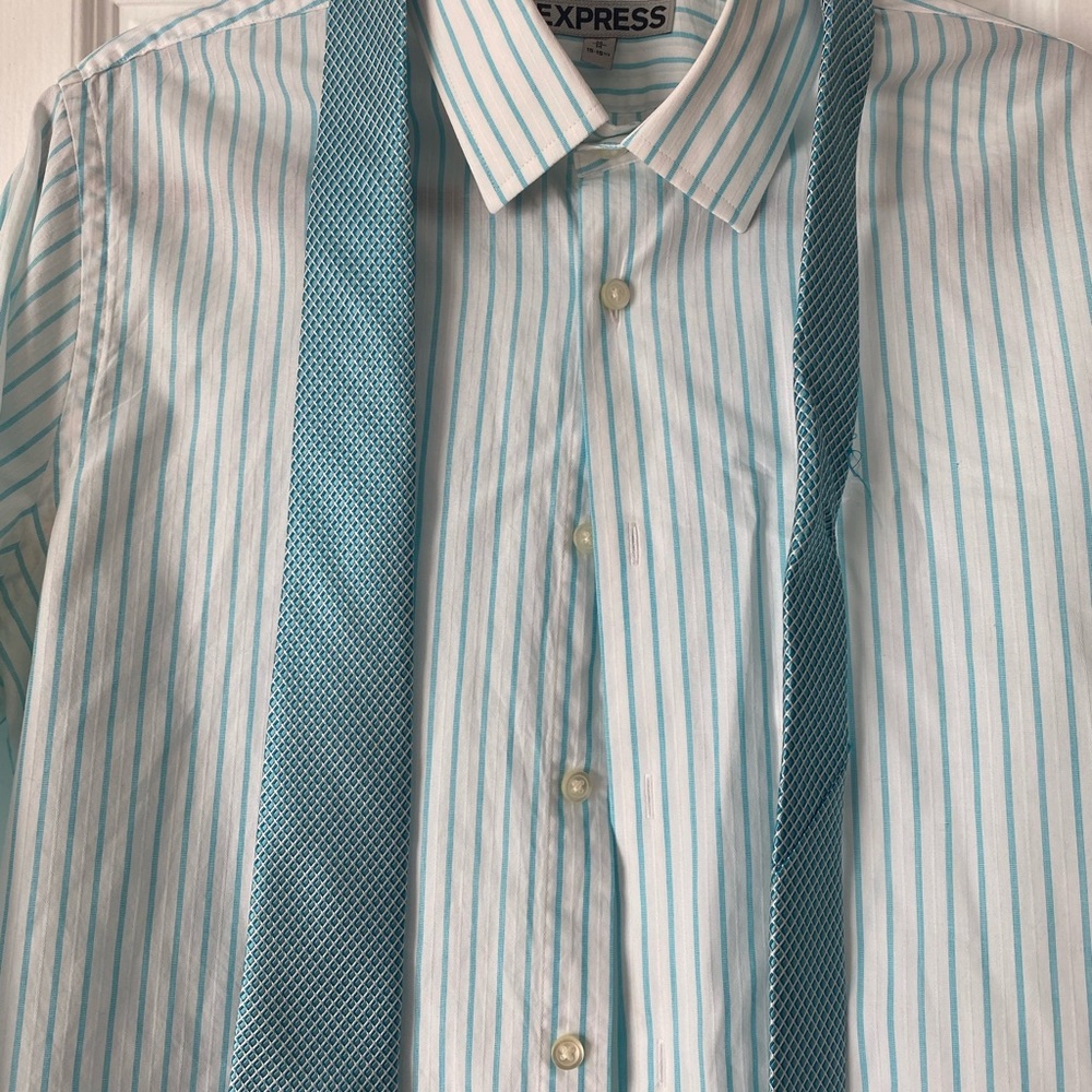 Mens dress shirt and tie